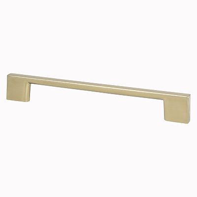 Berenson Transitional Advantage Four 6-5/16" (160mm) Center-to-Center Rectangle Pull (Champagne)