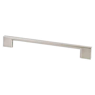 Berenson Transitional Advantage Four 7-9/16" (192mm) Center-to-Center Rectangle Pull (Brushed Nickel)