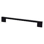Berenson Transitional Advantage Four 7-9/16" (192mm) Center-to-Center Rectangle Pull (Matte Black)