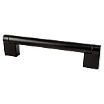 Berenson Advantage Three 5-1/16" (129mm) Center-to-Center Cabinet Bar Pull (Matte Black)