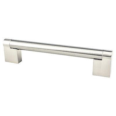 Berenson Advantage Three 5-1/16" (129mm) Center-to-Center Cabinet Bar Pull (Satin Nickel)