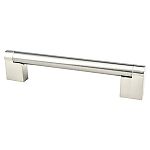 Berenson Advantage Three 5-1/16" (129mm) Center-to-Center Cabinet Bar Pull (Satin Nickel)