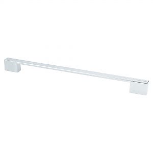Berenson Skyline 12-9/16" (319mm) Center-to-Center Cabinet Pull (Polished Chrome)