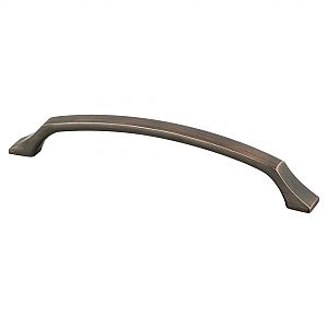 Berenson Epoch Edge 6-5/16" (160mm) Center-to-Center Cabinet Pull (Verona Bronze)