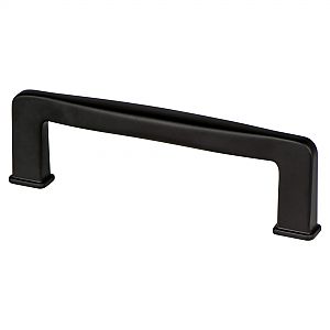 Berenson Subtle Surge 3-3/4" (96mm) Center-to-Center Cabinet Pull (Matte Black)