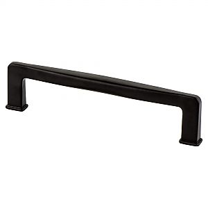 Berenson Subtle Surge 5" (128mm) Center-to-Center Cabinet Pull (Matte Black)