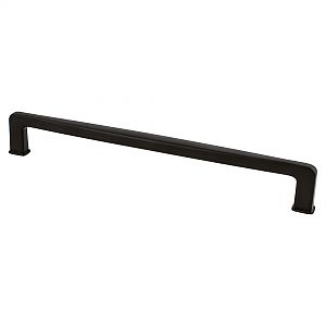 Berenson Subtle Surge 8-13/16" (224mm) Center-to-Center Cabinet Pull (Matte Black)