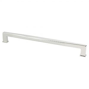 Berenson Subtle Surge 12" (305mm) Center-to-Center Cabinet/Appliance Pull (Polished Nickel)