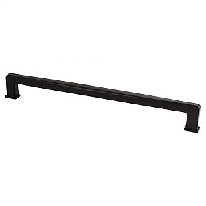 Berenson Subtle Surge 12" (305mm) Center-to-Center Cabinet/Appliance Pull (Matte Black)