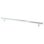 Berenson Tempo 12-5/8" (321mm) Center-to-Center Cabinet Bar Pull - 15" (381mm) Overall Length (Polished Chrome)