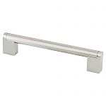 Berenson Studio 6-5/16" (160mm) Center-to-Center Cabinet Pull (Stainless Steel)