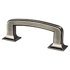 Berenson Hearthstone 3" (76mm) Center-to-Center Cabinet Pull (Vintage Nickel)