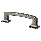 Berenson Hearthstone 3-3/4" (96mm) Center-to-Center Cabinet Pull (Vintage Nickel)