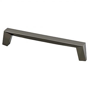 Berenson Swagger 6-5/16" (160mm) Center-to-Center Cabinet Pull (Black Nickel)