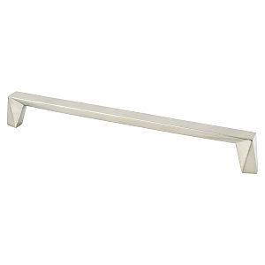 Berenson Swagger 8-13/16" (224mm) Center-to-Center Cabinet Pull (Brushed Nickel)