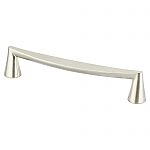 Berenson Domestic Bliss 6-1/4" (159mm) Center-to-Center Cabinet Pull (Brushed Nickel)