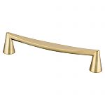 Berenson Domestic Bliss 6-1/4" (159mm) Center-to-Center Cabinet Pull (Modern Brushed Gold)
