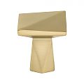 Berenson Swagger 1-3/16" (30mm) Cabinet Knob (Modern Brushed Gold)