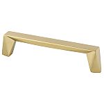 Berenson Swagger 3-3/4" (96mm) Center-to-Center Cabinet Pull (Modern Brushed Gold)