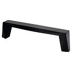 Berenson Swagger 3-3/4" (96mm) Center-to-Center Cabinet Pull (Matte Black)