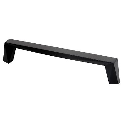 Berenson Swagger 6-5/16" (160mm) Center-to-Center Cabinet Pull (Matte Black)