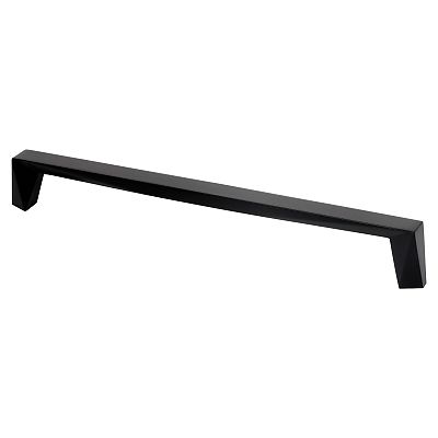 Berenson Swagger 8-13/16" (224mm) Center-to-Center Cabinet Pull (Matte Black)