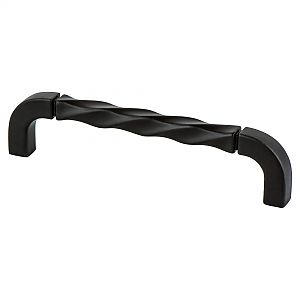 Berenson Rhapsody 5" (128mm) Center-to-Center Cabinet Pull (Black)