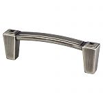 Berenson Connections 3" (76mm) Center-to-Center Cabinet Pull (Vintage Nickel)