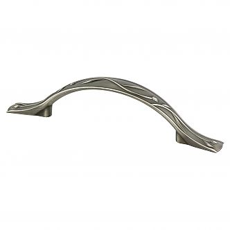 Berenson Art Nouveau 5-1/16" (129mm) Center-to-Center Cabinet Pull (Vintage Nickel)