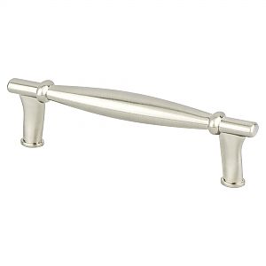 Berenson Dierdra 3-3/4" (96mm) Center-to-Center Cabinet Pull (Brushed Nickel)