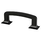 Berenson Hearthstone 3" (76mm) Center-to-Center Cabinet Pull (Matte Black)