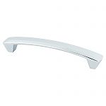Berenson Laura 5" (128mm) Center-to-Center Cabinet Pull (Polished Chrome)