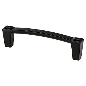 Berenson Connections 3-3/4" (96mm) Center-to-Center Cabinet Pull (Matte Black)