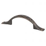 Berenson Art Nouveau 3" (76mm) Center-to-Center and 3-1/2" (89mm) Center-to-Center Cabinet Pull (Verona Bronze)