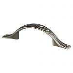 Berenson Art Nouveau 3" (76mm) Center-to-Center and 3-1/2" (89mm) Center-to-Center Cabinet Pull (Vintage Nickel)