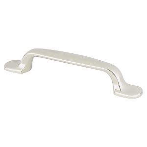 Berenson Polished Nickel 3-3/4" (96mm) Center-to-Center Cabinet Pull (Polished Nickel)