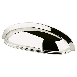 Berenson Polished Nickel 3" (76mm) Center-to-Center Cabinet Cup Pull (Polished Nickel)