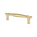 Berenson Dierdra 3-3/4" (96mm) Center-to-Center Cabinet Pull (Modern Brushed Gold)