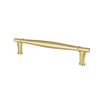 Berenson Dierdra 5-1/16" (129mm) Center-to-Center Cabinet Pull (Modern Brushed Gold)