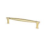 Berenson Dierdra 6-5/16" (160mm) Center-to-Center Cabinet Pull (Modern Brushed Gold)