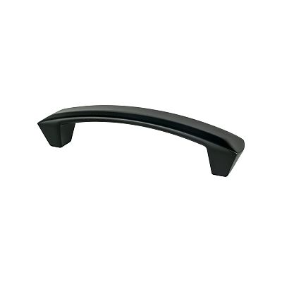 Berenson Laura 3-3/4" (96mm) Center-to-Center Cabinet Pull (Matte Black)