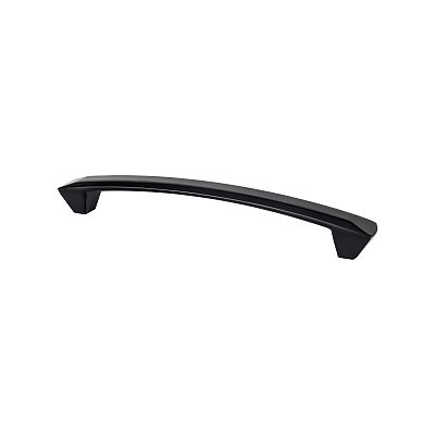 Berenson Laura 6-5/16" (160mm) Center-to-Center Cabinet Pull (Matte Black)