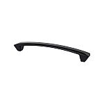 Berenson Laura 6-5/16" (160mm) Center-to-Center Cabinet Pull (Matte Black)