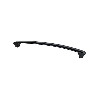 Berenson Laura 8-13/16" (224mm) Center-to-Center Cabinet Pull (Matte Black)