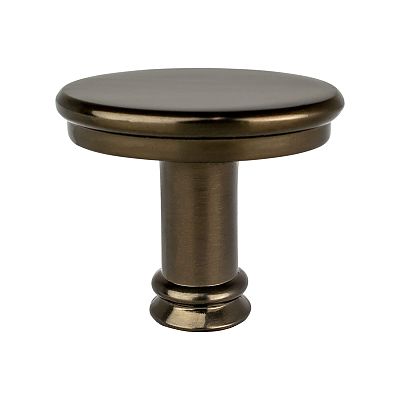 Berenson Dierdra 1-7/16" (37mm) Oval Cabinet Knob (Toasted Bronze)