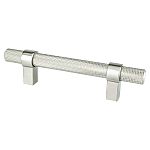 Berenson Radial Reign 3-3/4" (96mm) Center-to-Center Cabinet Pull (Brushed Nickel)