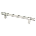 Berenson Radial Reign 6-5/16" (160mm) Center-to-Center Cabinet Pull (Brushed Nickel)