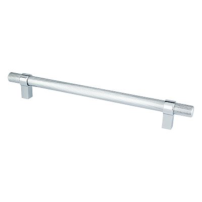 Berenson Radial Reign 8-13/16" (224mm) Center-to-Center Cabinet Pull (Polished Chrome)