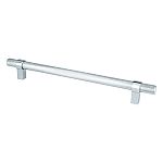 Berenson Radial Reign 8-13/16" (224mm) Center-to-Center Cabinet Pull (Polished Chrome)