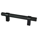 Berenson Radial Reign 3-3/4" (96mm) Center-to-Center Cabinet Pull (Matte Black)